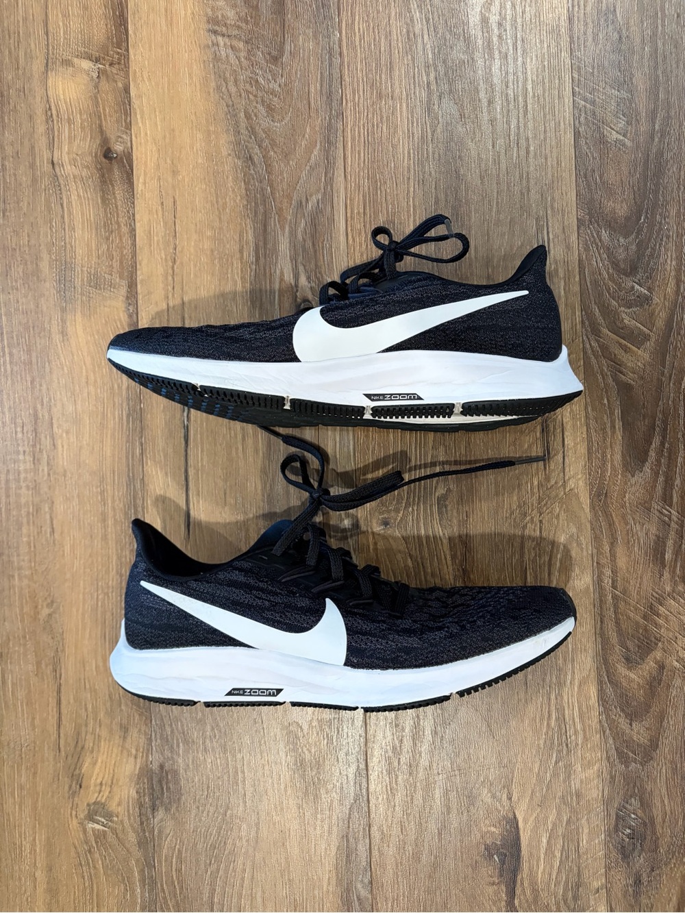Nike Black and White Women's Running Shoes